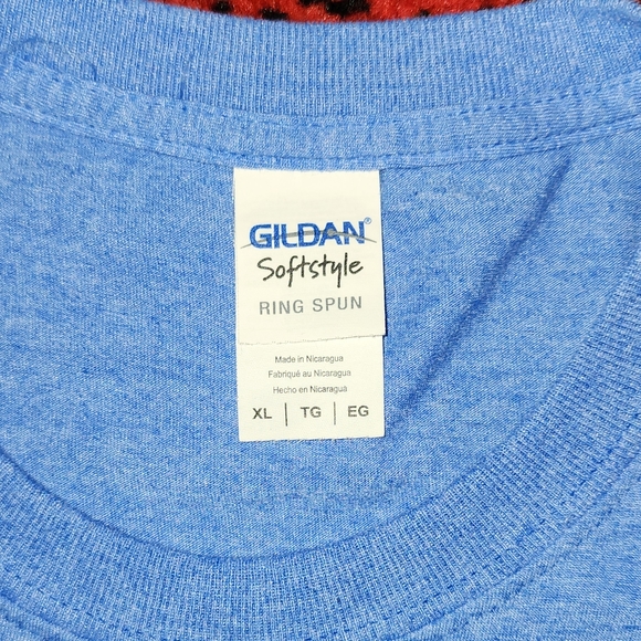 Popeye Nintendo T-Shirt, Light Blue Distressed Style, Men's Size X-Large, XL - Picture 6 of 8